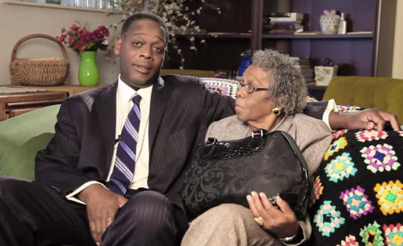 When he was Dallas County district attorney, Craig Watkins, with his grandmother, did a...