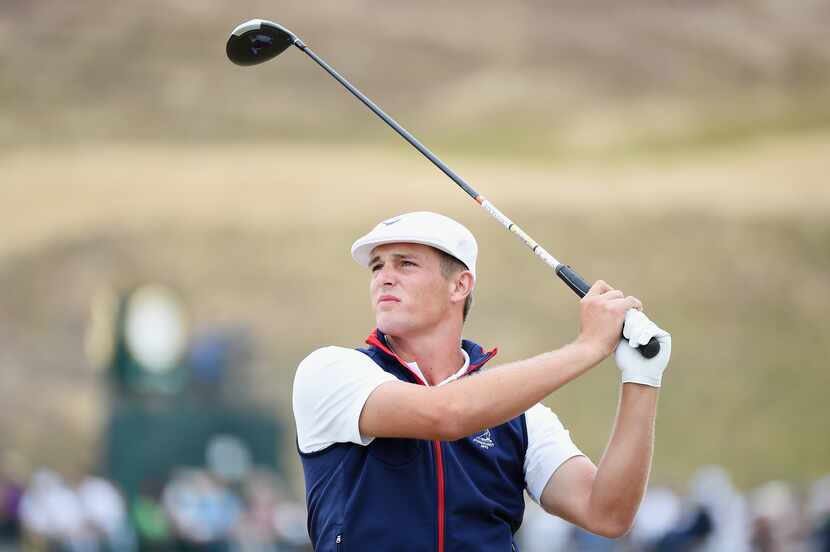 UNIVERSITY PLACE, WA - JUNE 18: Amateur Bryson DeChambeau of the United States hits his tee...