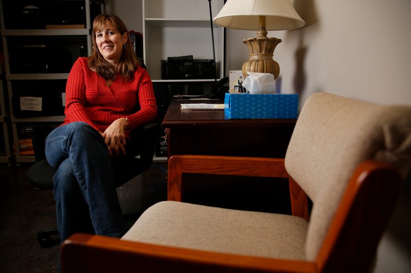 Martha Jeavons, a counselor from Pastoral Counseling Center, poses for a photograph at...