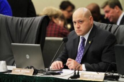  Council member for district 2 Adam Medrano during a council session, on Nov. 06, 2013 at...