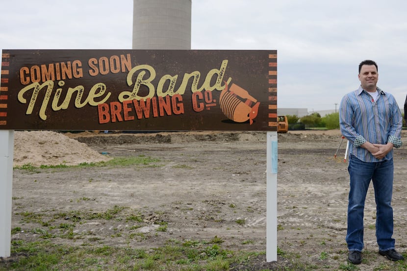 Keith Ashley, owner of Nine-Band Brewing Company in Allen, photographed on April 17, 2014.