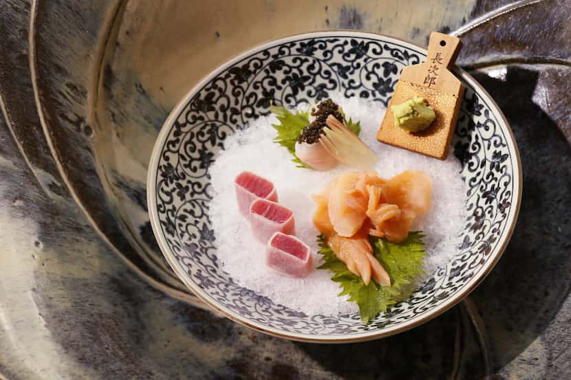 A sashimi platter at Tei-An  