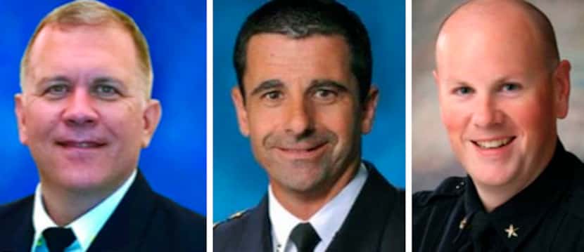 The City of Frisco has named three finalists in its search for a new police chief: (from...