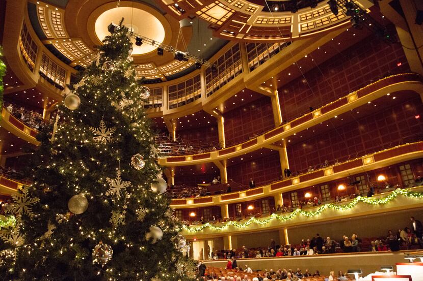 The Dallas Symphony Orchestra gets into the holiday spirit with its "Christmas Pops" shows.