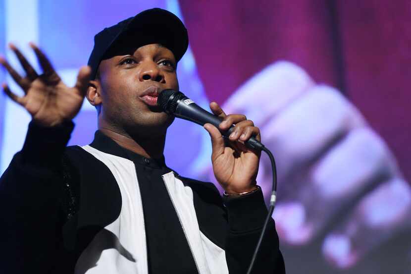 Todrick Hall participates in a Q&A after the screening of "Behind The Curtain" at the Texas...