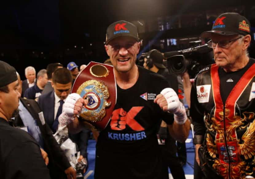 Sergey Kovalev. (Daniel Carde/The Dallas Morning News)