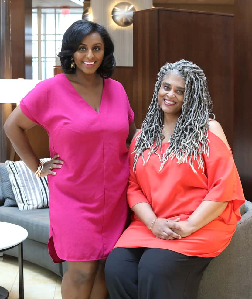 Bemnet Meshesha (left) and  Froswa' Booker-Drew are co-chairs of the Dallas-Fort Worth Urban...