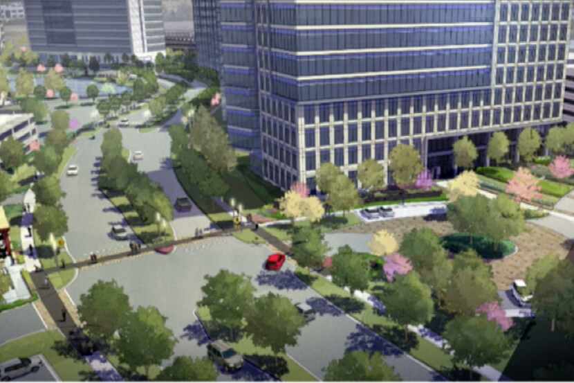 Developer Granite Properties is planning new pedestrian walkways and streetscape upgrades at...