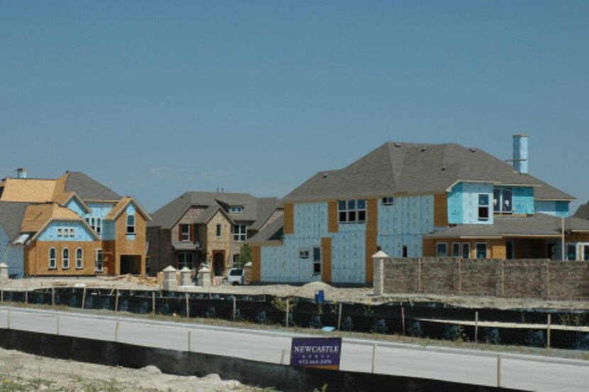 Landon Development's Richwoods community under construction in Frisco will eventually have...