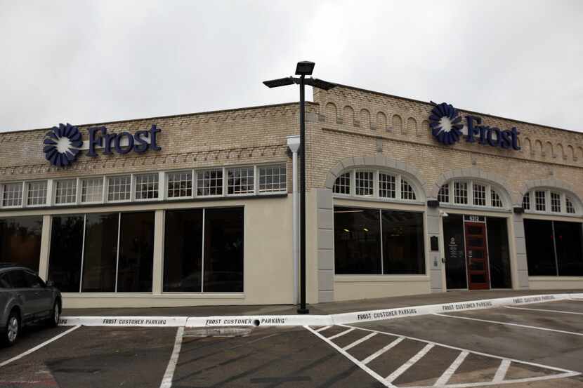 The Lakewood Financial Center of Frost Bank in Dallas opened on May 6 of this year....
