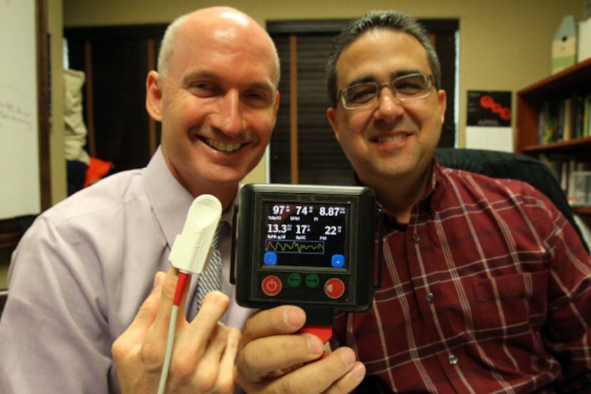 David Spencer (left), President and CEO of Speer Medical Devices, Inc. and Anthony Catalano...