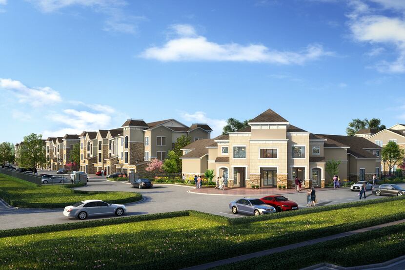 The Royalton at Grand Prairie is a 300-unit rental community being built near Bush Turnpike.