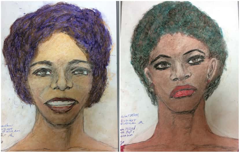 The FBI released 16 sketches made by convicted serial killer Samuel Little, including those...