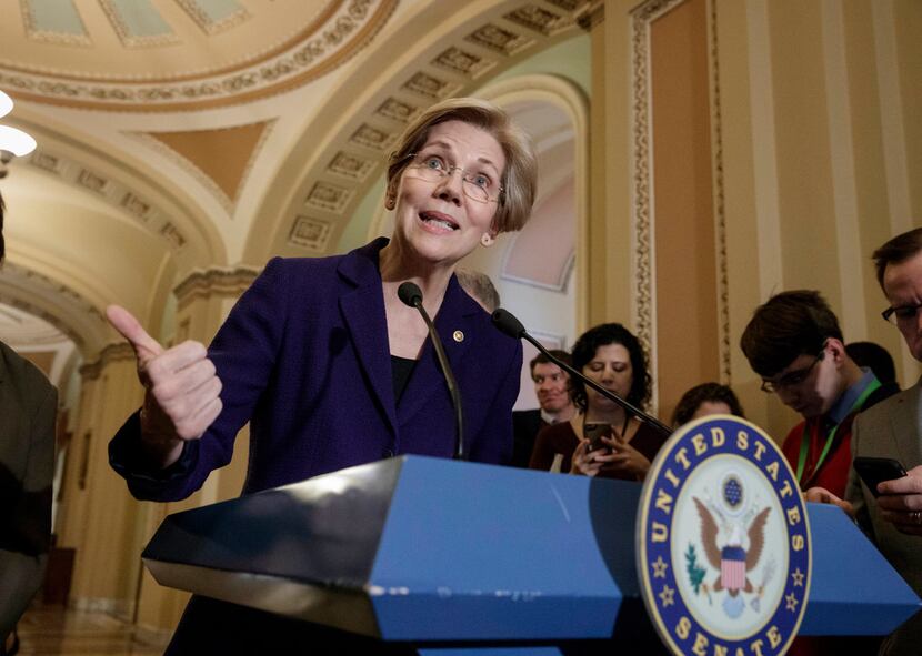 Sen. Elizabeth Warren, D-Mass., has said the banking deregulation bill set to pass the House...