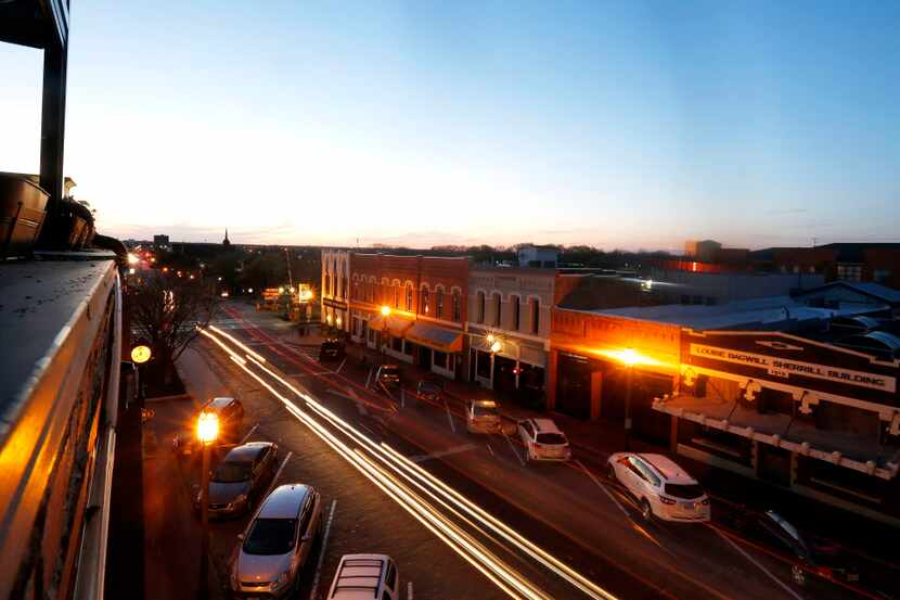 Imagen del downtown de Plano, en Texas. Foto de archivo.