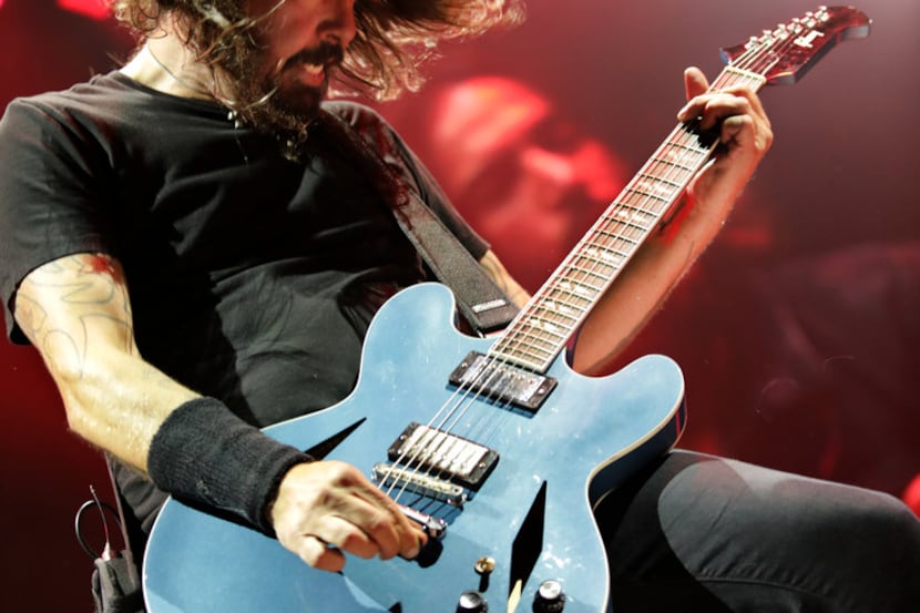 Foo Fighters perform at Starplex in Dallas, TX, on Apr. 21, 2018. (Jason Janik/Special...