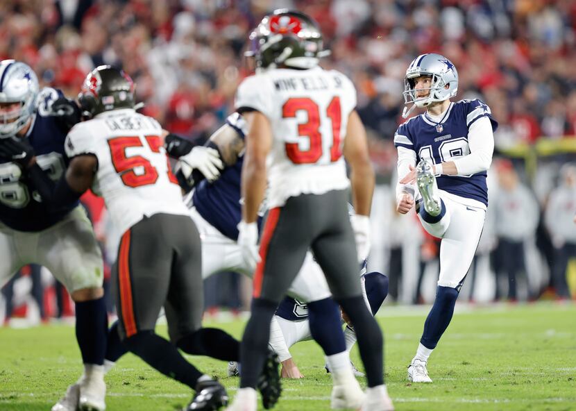 Historic kick against Eagles lands Cowboys kicker Brett Maher's jersey in  Pro Football Hall of Fame