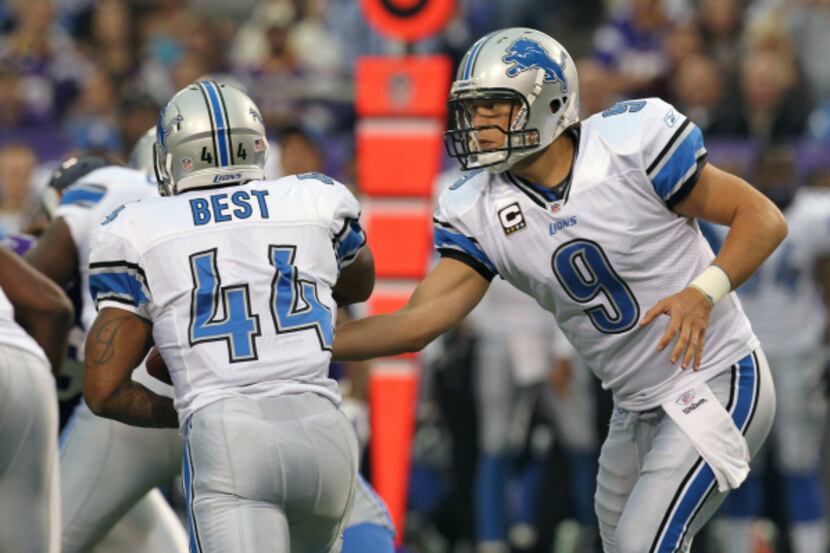Quarterback Matthew Stafford (9) and running back Jahvid Best are both first-round picks who...