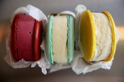 Macaron ice cream sandwiches from Joy Macarons: Yes, yes and yes.