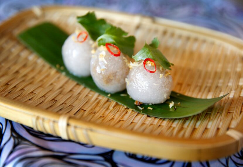 Sakoo are served at the Khao Noodle Shop