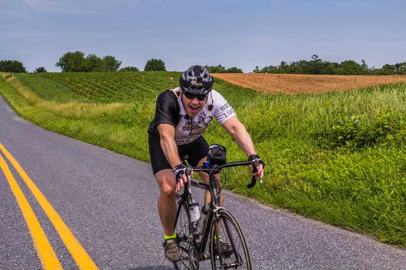 Corner Bakery chef  Ric Scicchitano finished first in the Chefs Cycle for No Kid Hungry race...