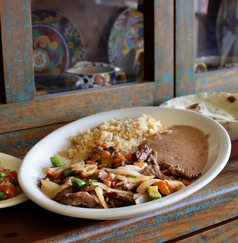 The Fajitas Mexicana at Cuquita’s in Farmers Branch