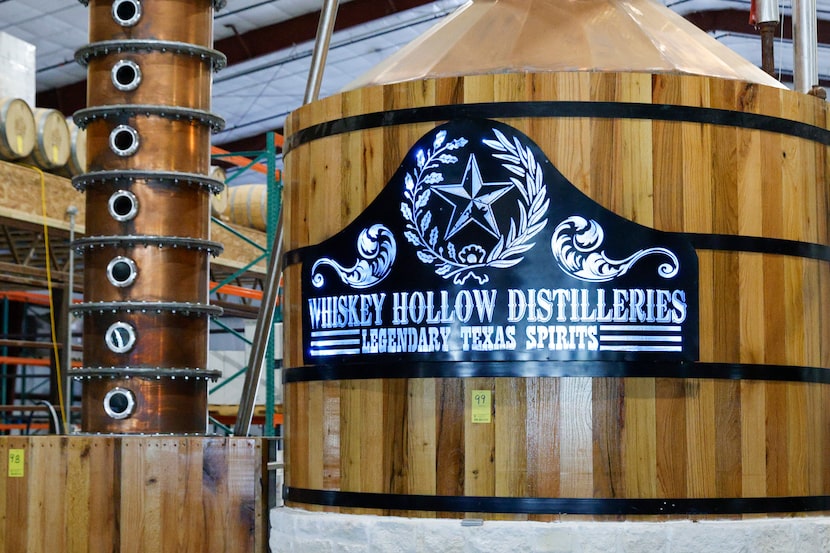 Les Beasley built the 38-foot still at Whiskey Hollow himself.