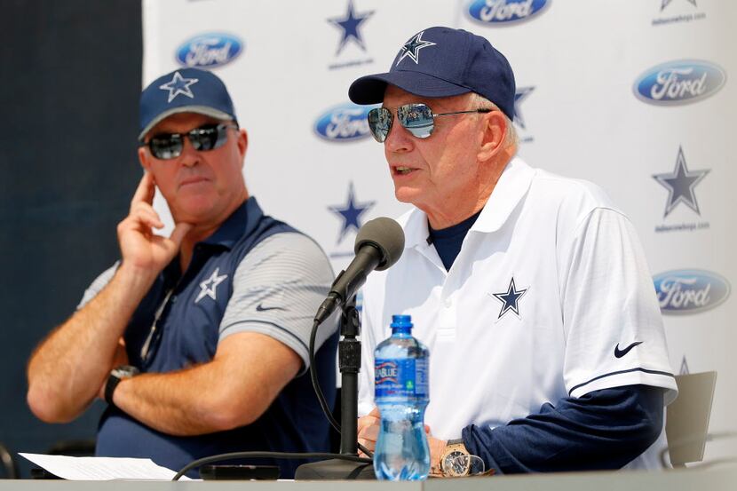 Owner Jerry Jones, Chief Operating Officer / Executive Vice President Stephen Jones and head...