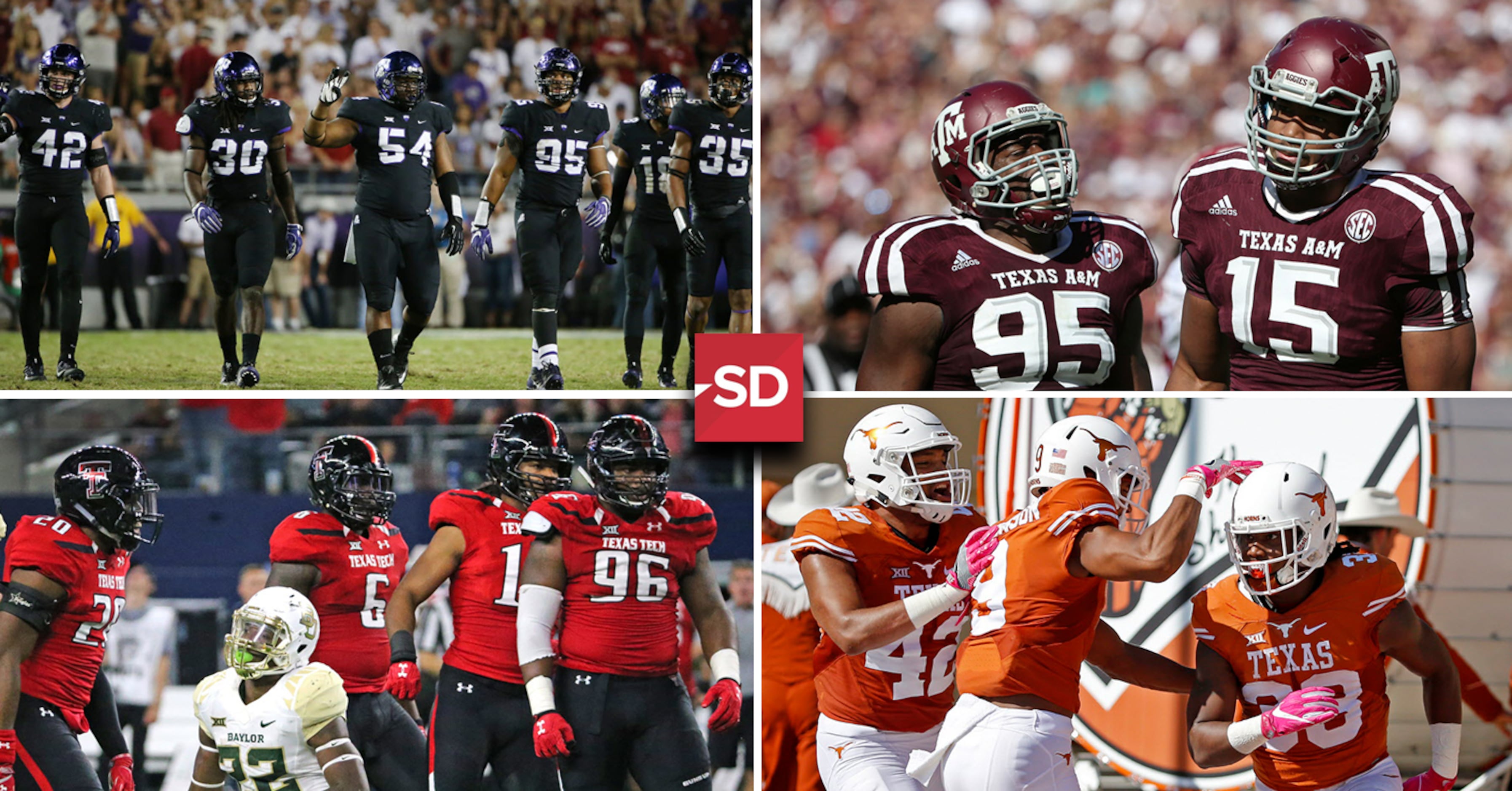 Which College Football Uniform Combo Is The Best In Texas