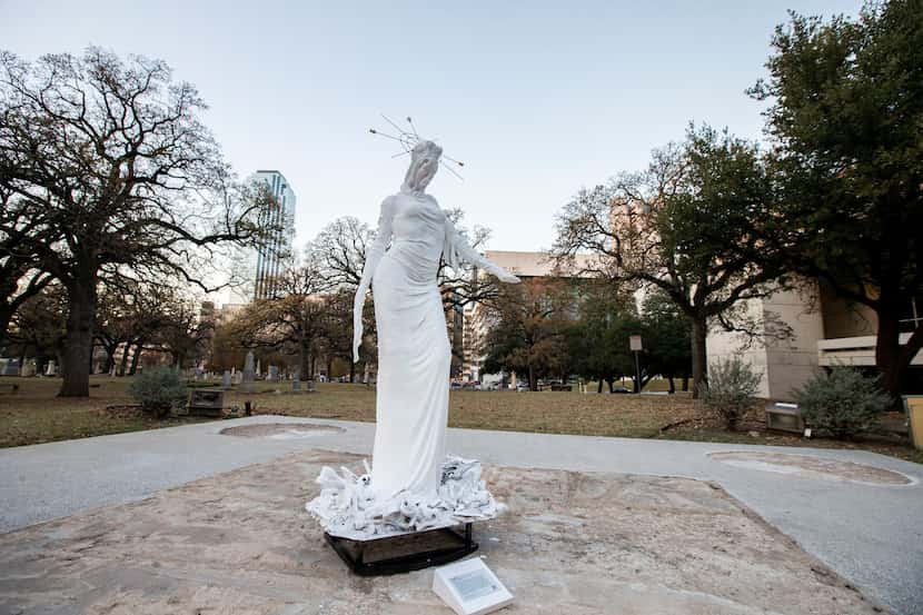 Jennifer Scripps, who heads the city's Office of Arts and Culture, said the statue is in the...