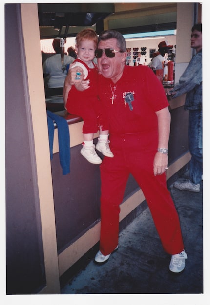 Amber Fletcher and her father Skip, the Corny Dog King.