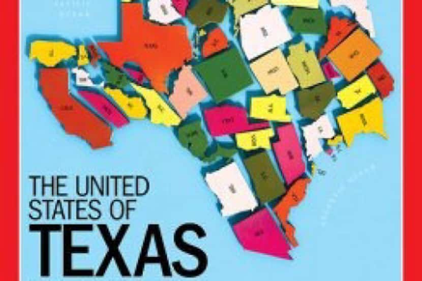 A shape of things to come? A Time cover story seems to think so, with the Lone Star State...