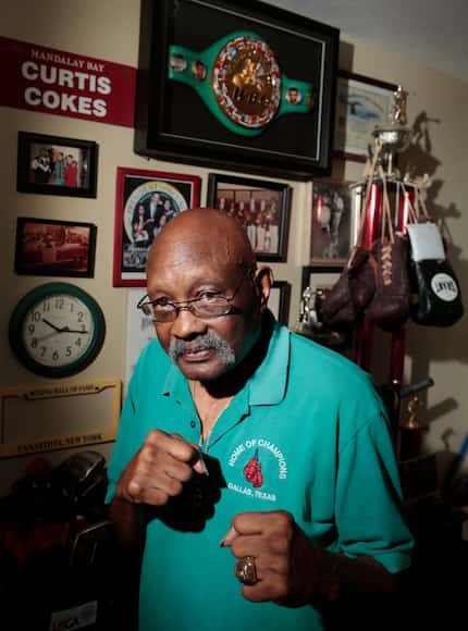 Curtis Cokes. 76, as former boxing champion from Dallas, Texas, pictured at his home on June...