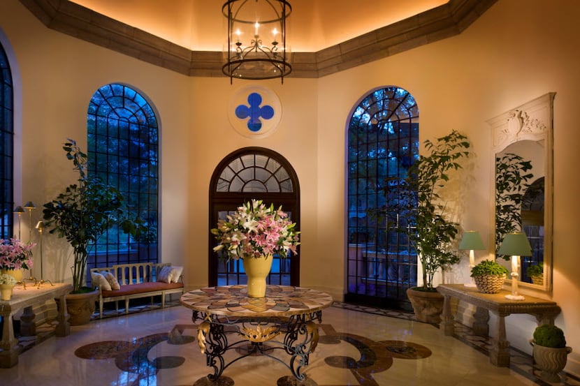 The rotunda at the The Rosewood Mansion on Turtle Creek in Dallas. The company announced...