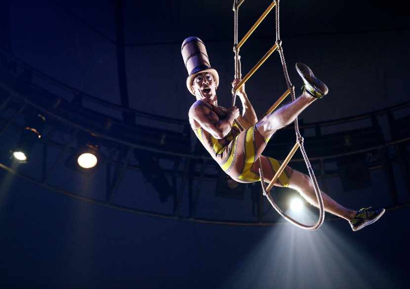 Acronet is performed during Cirque Du Soleil's Kurious Cabinet of Curiosities in Grand...