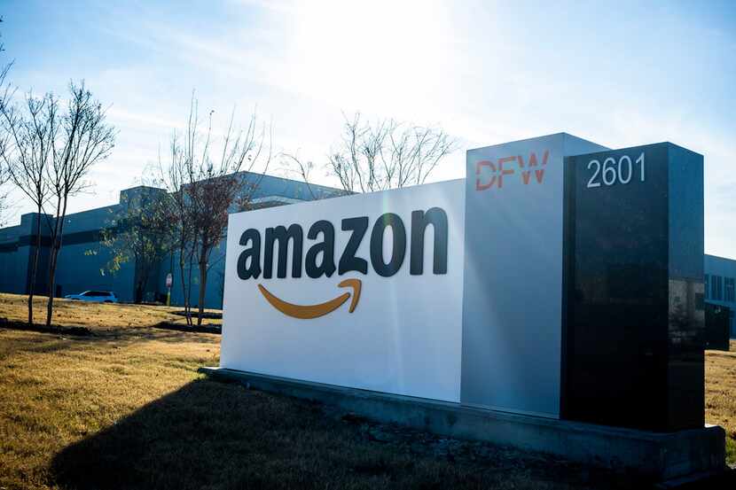 An Amazon fulfillment center in Grapevine on Dec. 5, 2018.