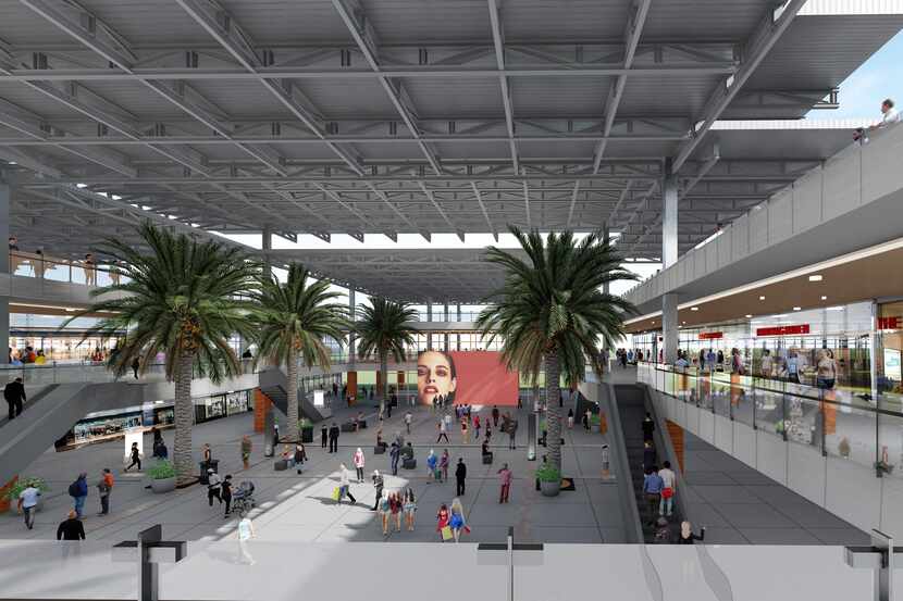 Parts of Collin Creek Mall would be converted into an open-air atrium by developers redoing...