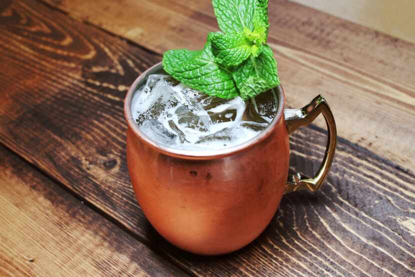 Fort Worth coffee shop Ampersand serves alcoholic beverages like The Ampersand Mule,...