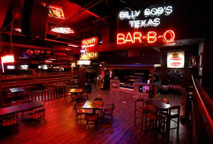 The dining area at Billy Bob's Texas is shown in August. Billy Bob's has booked a number of...
