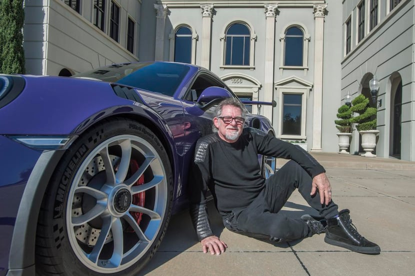 
Mark Dunn, owner of the purple Porsche, likes being able to shape his cars the way he wants...