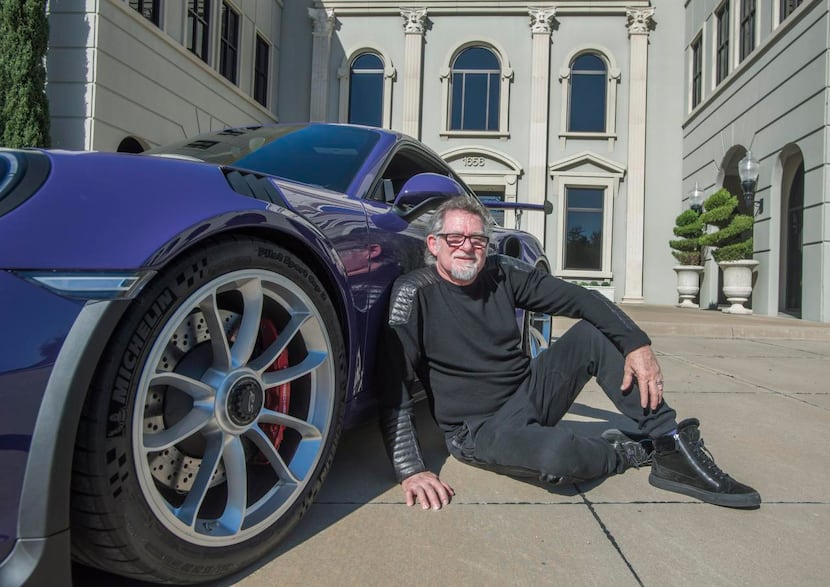 
Mark Dunn, owner of the purple Porsche, likes being able to shape his cars the way he wants...