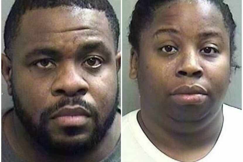 Derick Roberson, 38, and Shamonica Page, 34, were booked into the Arlington Jail on injury...