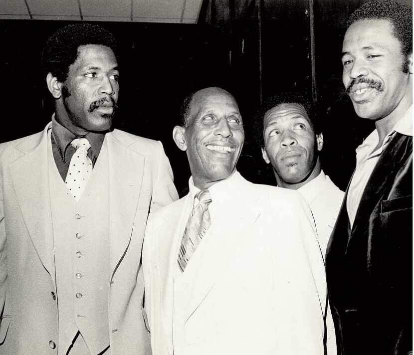 From left, Bubba Smith, WIllie Ray Smith Sr., Willie Ray Smith Jr., and Todya Smith....