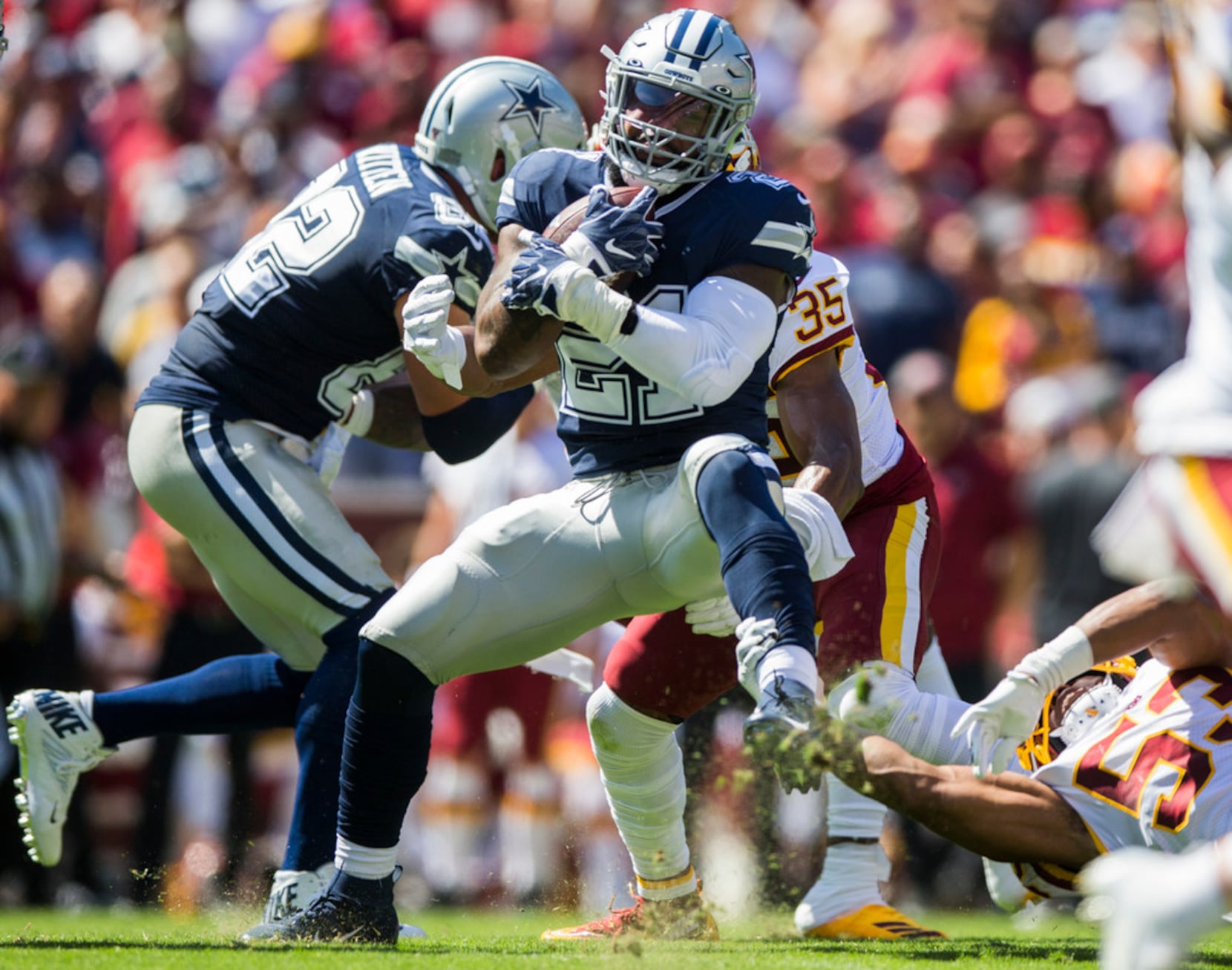 Top photos from Cowboys-Redskins: Dak Prescott stiff arms Josh Norman,  Cowboys offense dominates and more