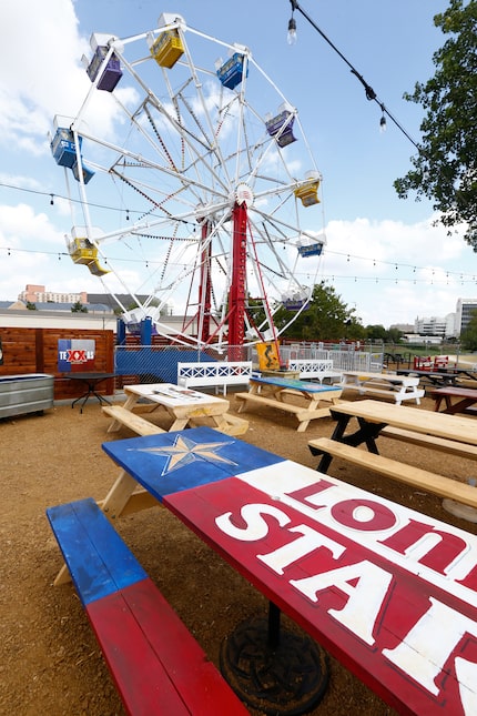 Ferris Wheelers gets its name from the working Ferris wheel on the property. (But, sorry,...