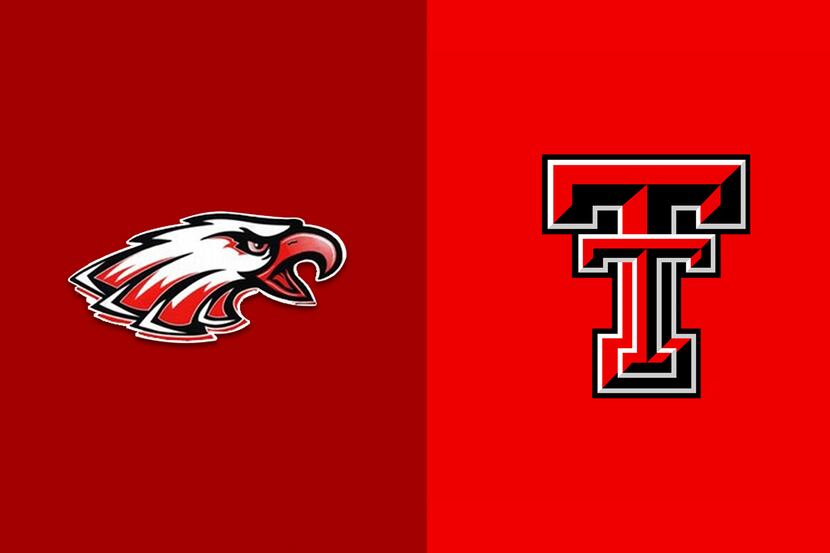 The logos for Argyle (left) and Texas Tech.