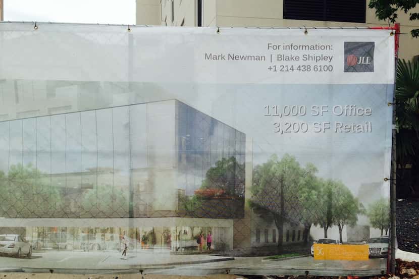  Developers want to build an office and retail project at the corner of Preston Road and...