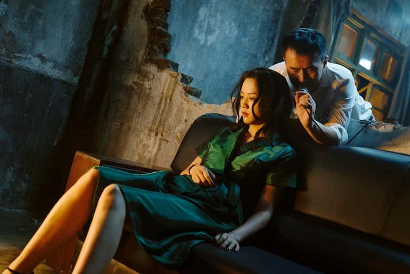Wei Tang and Yongzhong Chen in a scene from Long Day's Journey Into Night. Photo by Liu...