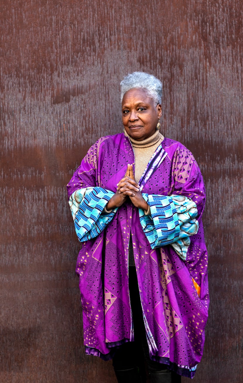 Artist Vicki Meek photographed at the Nasher Sculpture Center during the Nasher Public...