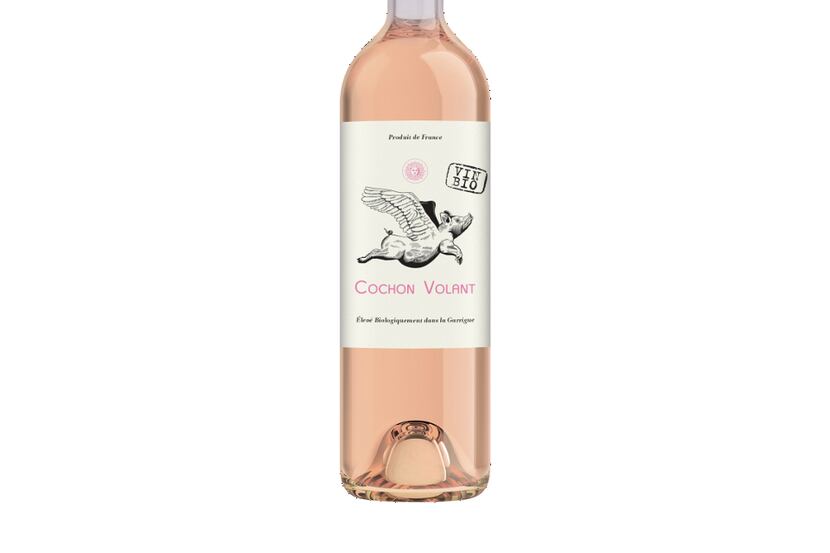 Cochon Volant Rose Pays d Oc 18, $13.99 is 60% Grenache and 40% Cinsault, and is certified...